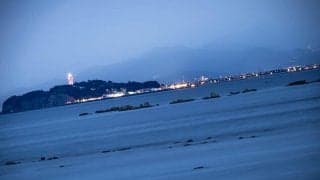 雨の葉山沖、関東学生女子ヨット秋季選手権初日