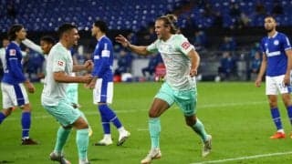 フュルクルクがハットのブレーメンが泥沼シャルケに快勝で初勝利！ 大迫は90分から出場《ブンデスリーガ》