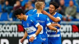 ズヴォレ中山雄太が今季初先発で初ゴール！ 4発快勝のチームも初白星《エールディビジ》