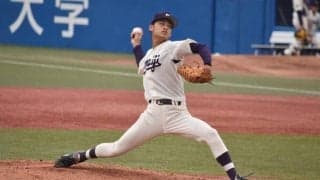 緊急登板の西城愁太が好救援で大学初勝利！村松開人も期待に応え決勝打で明大勝利！【9/27 秋季東京六大学野球 立教大学vs明治大学】