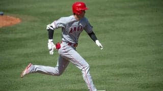 【MLB】大谷翔平、第1打席で“快足”一塁内野安打　今季最終戦で豪快アーチなるか