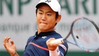  西岡良仁 全仏OP初戦突破 