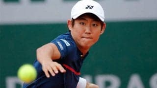 西岡良仁が咆哮＆ガッツポーズ　全仏OP“金星の瞬間”に海外「喜びが表情に溢れてる」