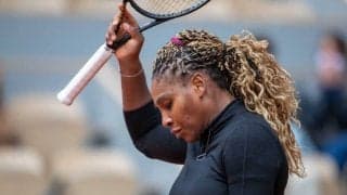 セレナが怪我で試合前に棄権。「今は歩くのも苦労するくらい」