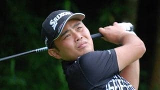 ライン出しは右肩と右胸で！北村晃一のスイングイメージ