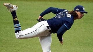 【MLB WCシリーズ】こりゃ打てん…レイズ右腕の浮き上がる160キロに指揮官賛辞「極めて良い投球だ」