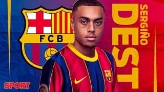 バルサ加入間近のデスト 右SBで伝統の「2」を着用へ