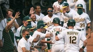 【MLB WCシリーズ】アスレチックス逆転勝利で7年ぶり地区S進出　Wソックスは新人が特大148M弾も終戦