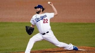 【MLB WCシリーズ】カーショー、圧巻の8回3安打13K無失点でPO通算10勝目　ド軍地区シリーズ進出決定