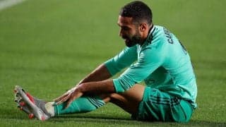 マドリーに痛手、カルバハルが右ヒザ靭帯損傷…2カ月の離脱へ