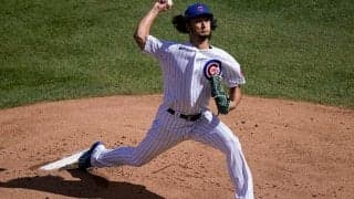 【MLB WCシリーズ】ダルビッシュ、負ければ終戦の大一番で先制ソロ被弾　7回途中5安打2失点で降板