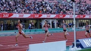 21歳田中希実、800mは4位　1500mとの二冠達成ならず、川田朱夏が初優勝