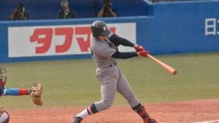 【野球】廣瀬の２試合連続本塁打で勝ち点奪取 東大②