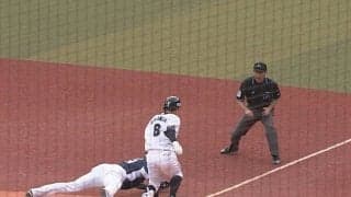 「審判もさすが」西武源田＆メヒア、“間一髪プレー”の神ジャッジにファン称賛