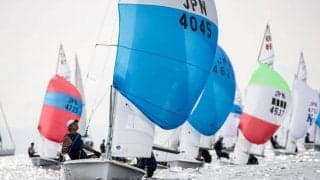 予選初日2R実施。葉山沖第87回関東学生ヨット選手権