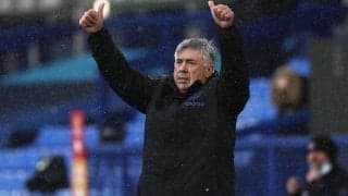 開幕4連勝のアンチェロッティ「完璧なパフォーマンス」 2G1Aハメス＆4戦連発キャルバート=ルーウィンにも賛辞