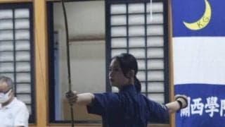 【弓道部女子】　接戦に敗れ、王座出場ならず