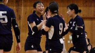 【バレーボール部女子】　大大谷大を相手にストレート負け