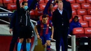 バルサの新加入DFデストが緊急デビュー 大器の片鱗を見せる