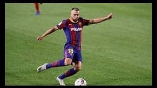 負傷交代のジョルディ・アルバ 右太腿の違和感で検査へ