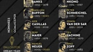今年受賞なしのバロンドール 代わりにドリームチーム決定へ、まずは守備陣