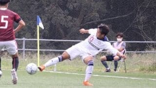 [男子サッカー]セットプレーからの失点で強敵早大に準決勝敗北