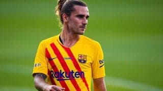 デシャン監督がバルサのグリーズマン起用法に不満「なぜもっと中央で使わないのか…」