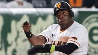 巨人ウィーラーが菅野援護の10号2ラン　ごきげんで鉄板ギャグ“くるりんぱ”披露