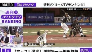 今週の“バズった”動画は？　稲村さんが「ABEMA バズ！パ・リーグ」ランキングを紹介