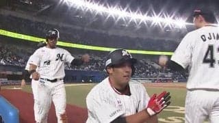 ロッテ井上、チームを勇気付けるV3ラン「闘志は燃やしておかないといけない」