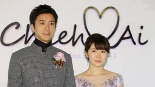 福原愛さん夫妻vs張本智和/平野美宇　夢の混合ダブルス対決がゲームで実現