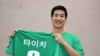 日本人初のKBL選手として開幕を迎える原州DB中村太地。「今は早く試合がしたい！」