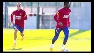 デンベレがオフ返上で自主練 スタメン奪取に意欲