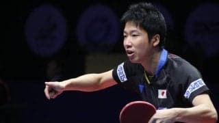 水谷隼の一閃バックドライブ、カルデラノのテニス打ち　バックのスーパープレイをITTF紹介
