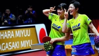 卓球強豪国・中国選手の強さの理由とは？ 「ダブルみゆう」長﨑・木原の指導者が語る日中の差