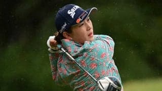 新海美優が首位発進　気温15度の悪天候も好ショット連発「耐える展開はチャンスある」