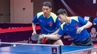 世界2位・許昕と世界3位・馬龍ペア、粘りの卓球で頂点に＜全中国選手権・男子複＞