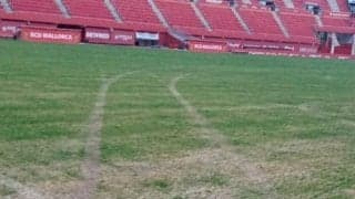 ピッチにタイヤの跡...マジョルカ本拠地が侵入者に荒らされる事態