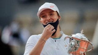 全仏V19歳シュビオンテク、歓喜の“口あんぐり”シーンに海外脚光「素晴らしいGIFだ」