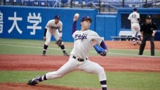 エース・入江大生が覚醒のリーグ戦初完封！1年生4番・上田希由翔の先制打から4点を奪った明大が快勝！【10/11 秋季東京六大学野球 法政大学vs明治大学】
