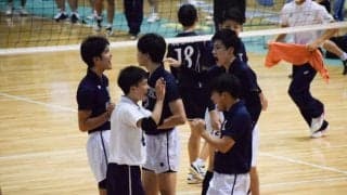 【バレーボール部男子】 最終セットまでもつれるも惜敗