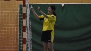 【ハンドボール部女子】　大体大に１３－３５で敗れるも、大会を笑顔で終える