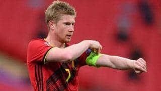 途中交代のデ・ブライネはケガなし、主力欠場を悔やむもベルギー代表指揮官「スタートには満足」