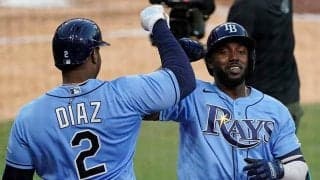 【MLB 優勝決定S】レイズが1点差逃げ切り先勝！　スネル5回1失点＆ズニーノV打、筒香は出番なし