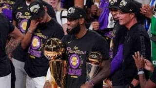 【NBA】空を舞うレブロン、ダンク直前“跳び過ぎの1枚”に米喝采「これは受け継がれるだろう」