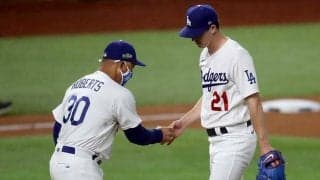 【MLB 優勝決定S】ドジャース、打線沈黙で初戦落とす　わずか4安打に指揮官「得点に繋げられなかった」