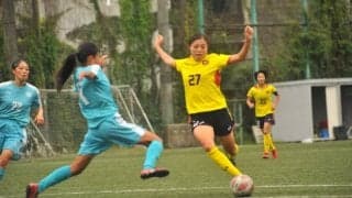 【ソッカー（女子）】大学リーグ第５節 首位相手に白熱の好ゲーム　筑波大学戦