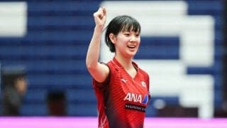 世界ジュニア卓球選手権の中止決定　昨年は長﨑美柚が2冠