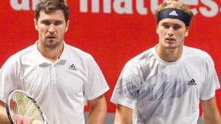  ズベレフ兄弟は初戦敗退 