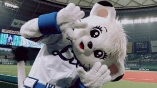 着ければ「とーってもキュート」西武がマスコットのライナに“変身”マスクを発売